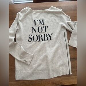Pam & Gela I’m Not Sorry sweater medium